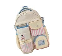 Aesthetic Backpack For Girl Lovely Backpack Japanese Styles Casual Daypacks Travel Rucksack Student School Bag Student School Bag Travel Lovely Aesthetic For Teens