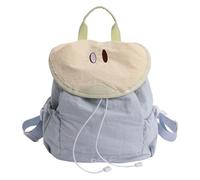 Aesthetic Backpack School Bags for Girls Kawaii School Backpack Drawstring Bag Dopamine Color String Daypack for Teenage College Primary Secondary Middle Schools Students Outdoor