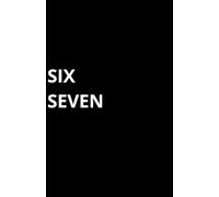 Aesthetic Black Notebook for teenger A5: A5 Notebook grid, 64 pages, scchool supplies, for teenger, six seven