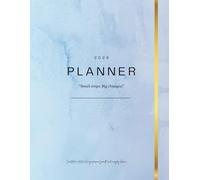 Aesthetic BLUE 2026 Planner: Your Life, Your Plan: Annual Personal Organizer with Monthly Budget Tracker, Goal Setting Action Plans, Gratitude Journal ... | 8.5 x 11 | Small Steps Big Changes