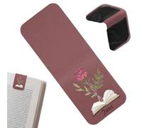 Aesthetic Bookmarks - PU Leather Magnetic Bookmarks for Adults, Students, Notebook, Journal, Book