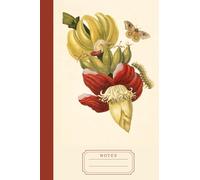 Aesthetic Botanical Bullet Journal - A5 Dotted Grid Notebook with 120 Cream Pages | Banana Flowers and Butterfly Design: Ideal Gift for Plants Lovers, ... Lovers, Aesthetic Journaling, Romantic Gift