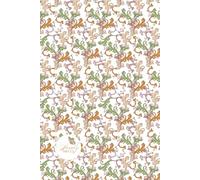 Aesthetic Botanical Foliage Art Notebook: Leaf Art Pattern Journal with 120 Lined Pages, 6 x 9 Inches