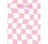 Aesthetic Checkered Pink Sketchbook: Cute Y2K Checkered Pastel Pink Drawing Pad for Doodling, Illustration, Coloring | Aesthetic Pastel Pink Sketchpad