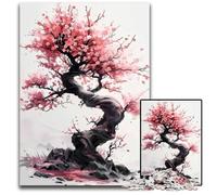 Aesthetic Cherry Art 1000 Pieces Puzzle Gifts Wooden Jigsaw Challenging Brain Teaser for Teenagers Family Game Night Fun 1000 PCS(75x50cm)