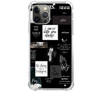 Aesthetic Christian Collage Phone Case Compatible with iPhone 16 Pro Max，Black Jesus God Collage Cool Teen Woman Girl Boy Case for iPhone 16 Pro Max,Shockproof TPU Bumper Protective Case