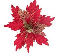 Aesthetic Christmas Floral Hangings That Spread Joy During the Holidays (THF11 Red Gold)