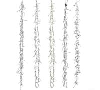 Aesthetic Clear Glass Ornaments for Trees Transform Your Holiday Decor with Lovely Twisted Designs (Transparent)
