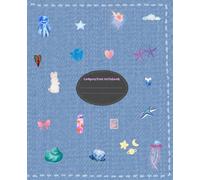 Aesthetic composition notebook, cute college ruled notebook, 7.5 x 9.25 sized with illustrated design, back to school essentials for teens, girls,110 ... | Durable & Stylish Stationery Gift