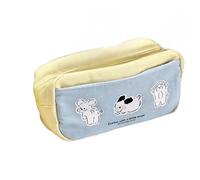 Aesthetic Coquette Organizer Cutecore Makeup Bag For Purse Kawaii Animal Print Cosmetic Bag Y2K Makeup Pouch For Women, Blue