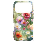 Aesthetic Cottage Garden Flower Impressionism Painting Art Case for iPhone 17 Pro