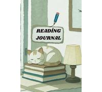 Aesthetic Cozy Cat Reading Journal: 100 Pages Book Log & Tracker (Sage Green Edition) with Interactive Reading Challenge and Review Pages