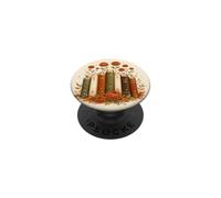 Aesthetic Cozy Days Fall Books Autumn Floral Bookish Art PopSockets Adhesive PopGrip
