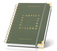 Aesthetic Daily Planner And Notebook With Hourly Schedule -Beautiful Spiral To do List Notepad For Work/Home to Organize Tasks And Appointments - Stylish School/Office Supplies Book For Women