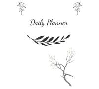 Aesthetic Daily Planner: Undated Botanical To-Do List Notebook & Productivity Task Tracker with Priorities | 8.5 x 11 Inches