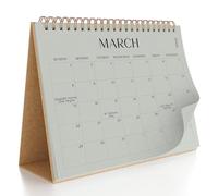 Aesthetic Desk Calendar 2025-2026 - Runs from June 2025 until December 2026 - Beautiful Small 25-26 Flip Desktop Calendar for Easy Organizing