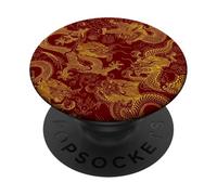 Aesthetic Dragon Mythical Traditional Graphic PopSockets Adhesive PopGrip