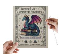 Aesthetic Dragon Sewing: Handmade , Professional Embroidery Projects, Gift Ideas, Beginner Manual, Skilled Art Learning | For Wife, Fam