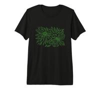 Aesthetic Dragonfly Graphic - Minimalist Boho Hand Drawn Art Premium T-Shirt
