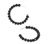 Aesthetic Earrings Black Sophisticated Beads Ear Studs Suitable for Fashionable Women Present Everyday Wear
