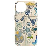 Aesthetic European Summer Coastal Preppy Coquette Collage Case for iPhone 14