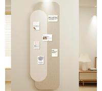 Aesthetic Felt Bulletin Board for Office Home School,Large Cork Board Alternative,Self Adhesive Pin Boards 30 Pushpins,Foldable Photos Vision Boards (Camel,40×80cm)