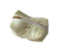 Aesthetic Floral Patterned Cotton Toiletry Bag with Large Capacity Makeup Pouches Cosmetic Case for Easy Access Soft Cotton Makeup Holder