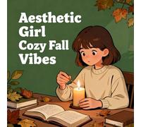 Aesthetic Girl Cozy Fall Vibes Coloring Book: Bold Line Simple Pictures Family Bonding For Boys And Girls Halloween Activity Build Focus Calm And ... Family Bonding For Boys And Girls Hallow