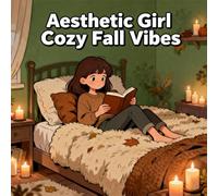 Aesthetic Girl Cozy Fall Vibes Coloring Book: Improve Fine Motor Skills Adorable Big Coloring Pages Travel Activity For Kids Build Confidence Build ... Adorable Big Coloring Pages Travel Activ
