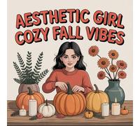 Aesthetic Girl Cozy Fall Vibes Coloring Book: Relaxing Easy Outlines Enjoy Hours Of Coloring Fun For Early Learners Easter Basket Gift Improve Fine ... RewardRelaxing Easy Outlines Enjoy Hours Of C
