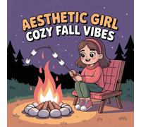 Aesthetic Girl Cozy Fall Vibes Coloring Book: Relaxing Enjoy Hours Of Coloring Fun For Toddlers And Preschoolers Easy Outlines Easter Basket Gift Calm ... Great Christmas GiftRelaxing Enjoy Hours O