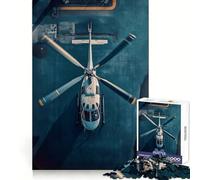 Aesthetic Helicopter Overhead View for Adults 1000 Piece Puzzle Brain Exercise HD Print Home Activity Birthday Art Gift (50x75cm)