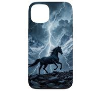Aesthetic Horse On Snow Mountain And Fantasy Thunder Case for iPhone 13