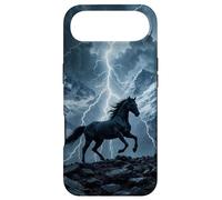Aesthetic Horse On Snow Mountain And Fantasy Thunder Case for iPhone Air