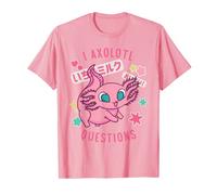 Aesthetic Kawaii Pink I Axolotl Questions Cute Axolotl T-Shirt