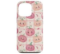 Aesthetic Kawaii Pumpkin for Halloween and Thanksgiving Case for iPhone 13 Pro