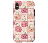 Aesthetic Kawaii Pumpkin for Halloween and Thanksgiving Case for iPhone X/XS