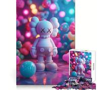 Aesthetic Kaws Jigsaw Puzzles for Adults1000 Piece Tension Relief Precise Connection Playful Challenge (38x26cm)