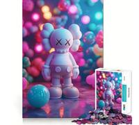 Aesthetic Kaws Jigsaw Puzzles for Adults1000 Piece Tension Relief Precise Connection Playful Challenge (38x26cm)
