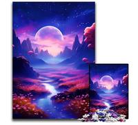 Aesthetic Landscapes River JigsawPuzzle 1000 Pieces for Adults Paper Jigsaw Puzzles for Adults for Family Interactive Game 1000 PCS(38x26cm)