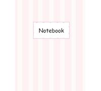 Aesthetic Lined Notebook: cute aesthetic journal with 180 pages | 8.5 × 11 in large Notebook for writing, Notes, school, work, or Journaling