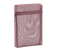 Aesthetic Makeup Bag for Women Girls Meshes Cosmetic Bag Portable Lipstick Storage Pouches Clear Toiletry Bag