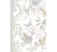 Aesthetic Notebook A4: Beautiful Lined Journal Notebook. 120 pages. 8.3x11.7 inches. Lilac Roses and Butterflies. (Vintage Design Aesthetic Notebooks)