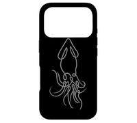 Aesthetic One Line Squid Drawing Tee for Animal Lovers Case for iPhone 17 Pro