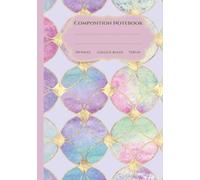 Aesthetic Pastel Marble Composition Notebook - Cute College Ruled Hardcover, 7” x 10”, 110 Pages for School, Journaling & Study Notes: Beautiful ... for class, journaling, or everyday writing