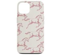 Aesthetic Patterns Coral Horse Drawing Horses Case for iPhone 13