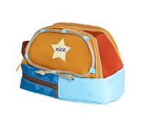 Aesthetic Pencil Bag, Aesthetic Pencil Case | Large Capacity Star Pattern Pencil Bag - Heavy Duty Piper Portable Cosmetic Organizer, Teen School Supplies, Blue, Consulte la descripción, See