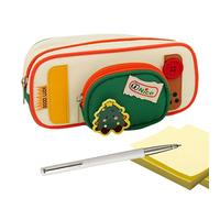 Aesthetic Pencil Case | Large Capacity Cartoon Pencil Case, Large Capacity School Supplies for Teachers, Practical Pen Holder