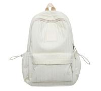 Aesthetic Pleated Backpack Large Capacity Casual Daypacks Travel Bag Student School Versatile for Girl Pleated School, G, small, Mass Beauty
