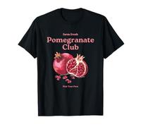Aesthetic Pomegranate Club Y2k Pomegranates Fruit Lover T-Shirt